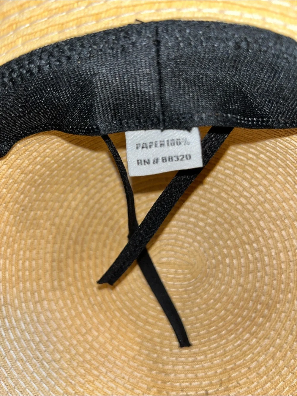 Embroidered 'Mother of the Bride' Straw Sun Hat with adjustable Black Band